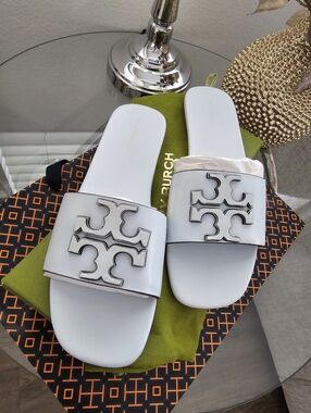 Tory Burch Ines Single Band Slide .
